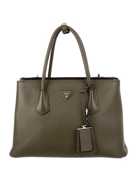 prada twin lock bag